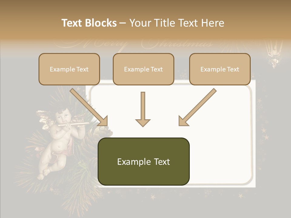 Merry Christmas Order Decor PowerPoint Template