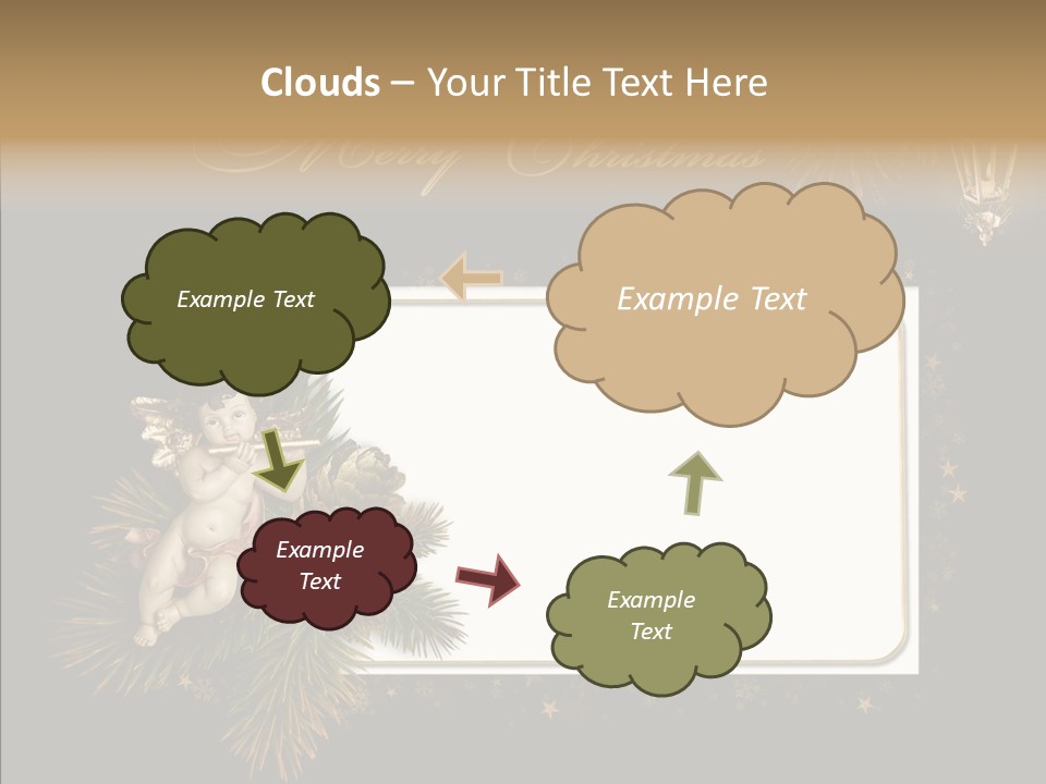 Merry Christmas Order Decor PowerPoint Template