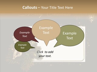 Merry Christmas Order Decor PowerPoint Template