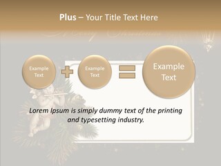 Merry Christmas Order Decor PowerPoint Template