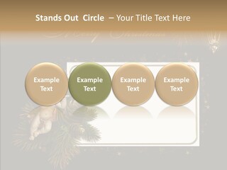 Merry Christmas Order Decor PowerPoint Template