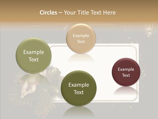 Merry Christmas Order Decor PowerPoint Template