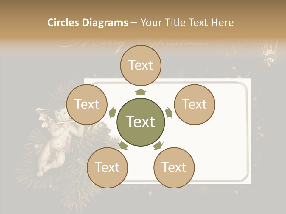 Merry Christmas Order Decor PowerPoint Template