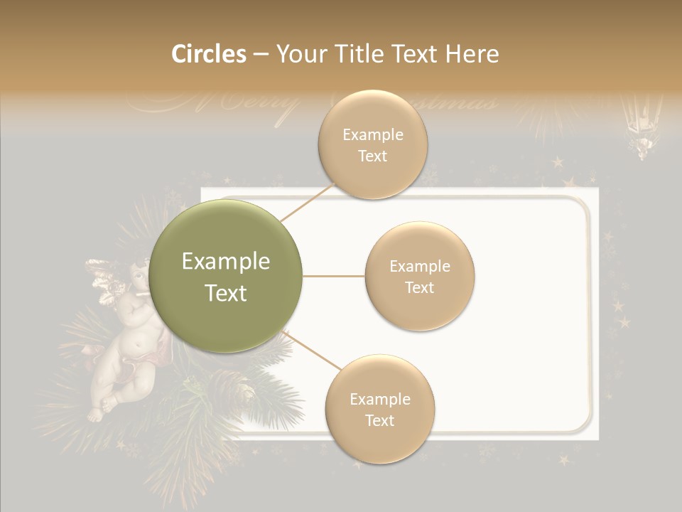 Merry Christmas Order Decor PowerPoint Template