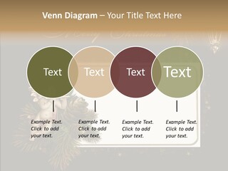 Merry Christmas Order Decor PowerPoint Template