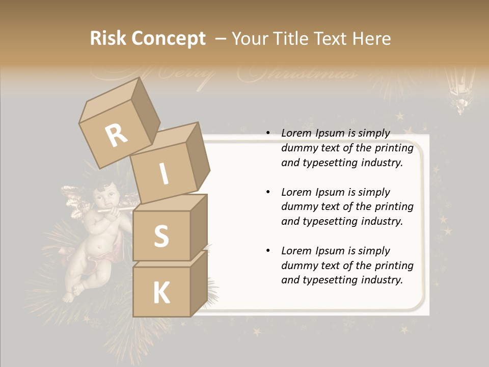 Merry Christmas Order Decor PowerPoint Template