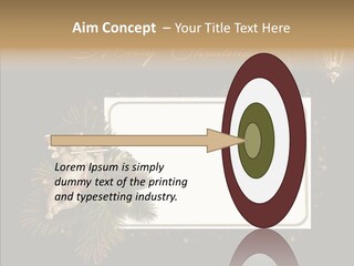 Merry Christmas Order Decor PowerPoint Template