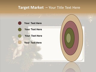 Merry Christmas Order Decor PowerPoint Template