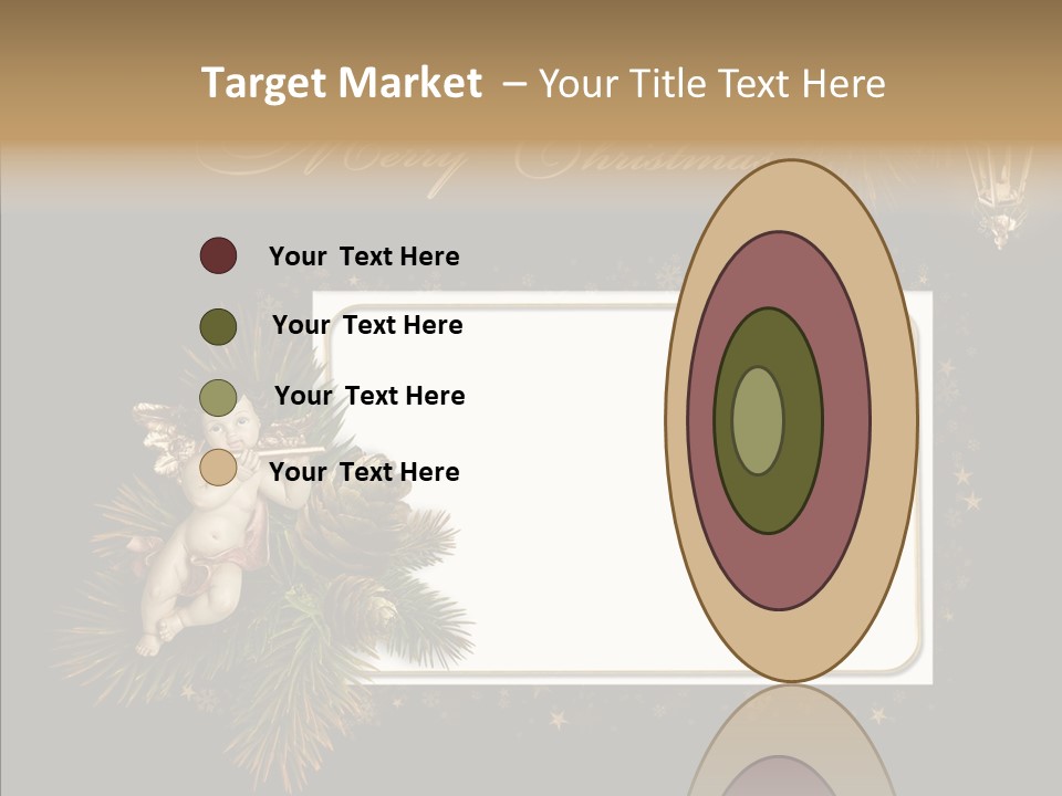 Merry Christmas Order Decor PowerPoint Template