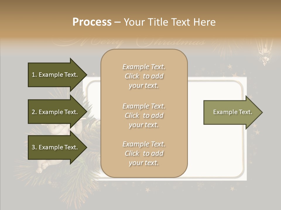 Merry Christmas Order Decor PowerPoint Template