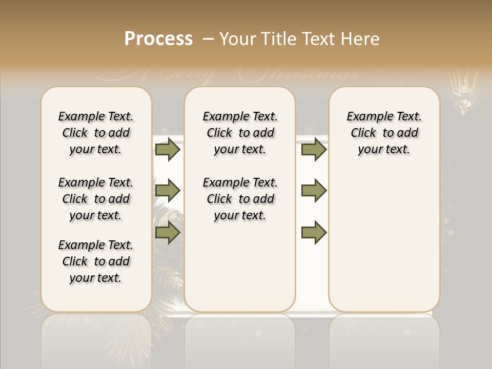 Merry Christmas Order Decor PowerPoint Template