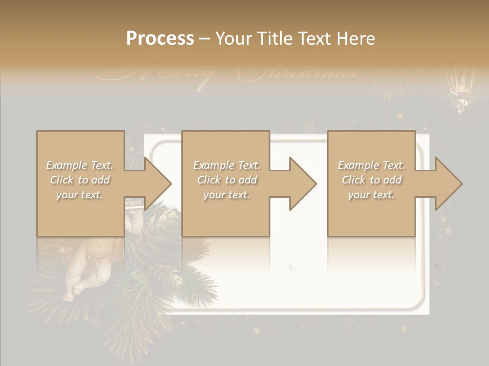 Merry Christmas Order Decor PowerPoint Template
