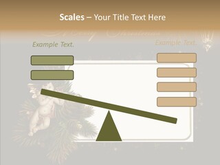 Merry Christmas Order Decor PowerPoint Template