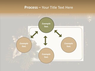 Merry Christmas Order Decor PowerPoint Template