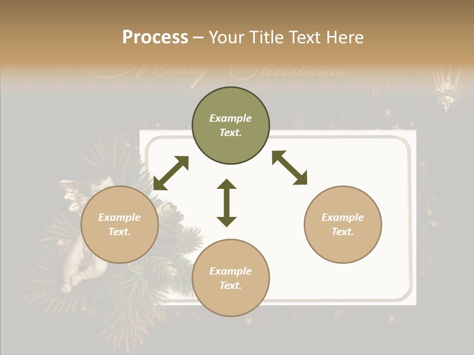Merry Christmas Order Decor PowerPoint Template