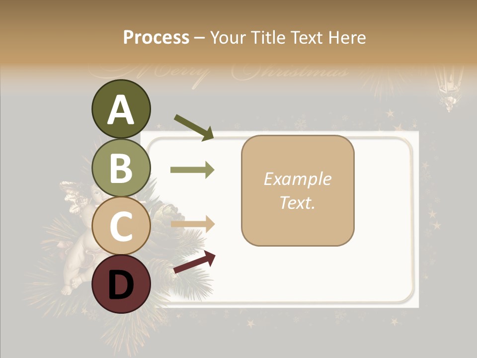 Merry Christmas Order Decor PowerPoint Template