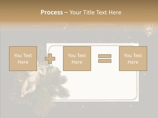 Merry Christmas Order Decor PowerPoint Template
