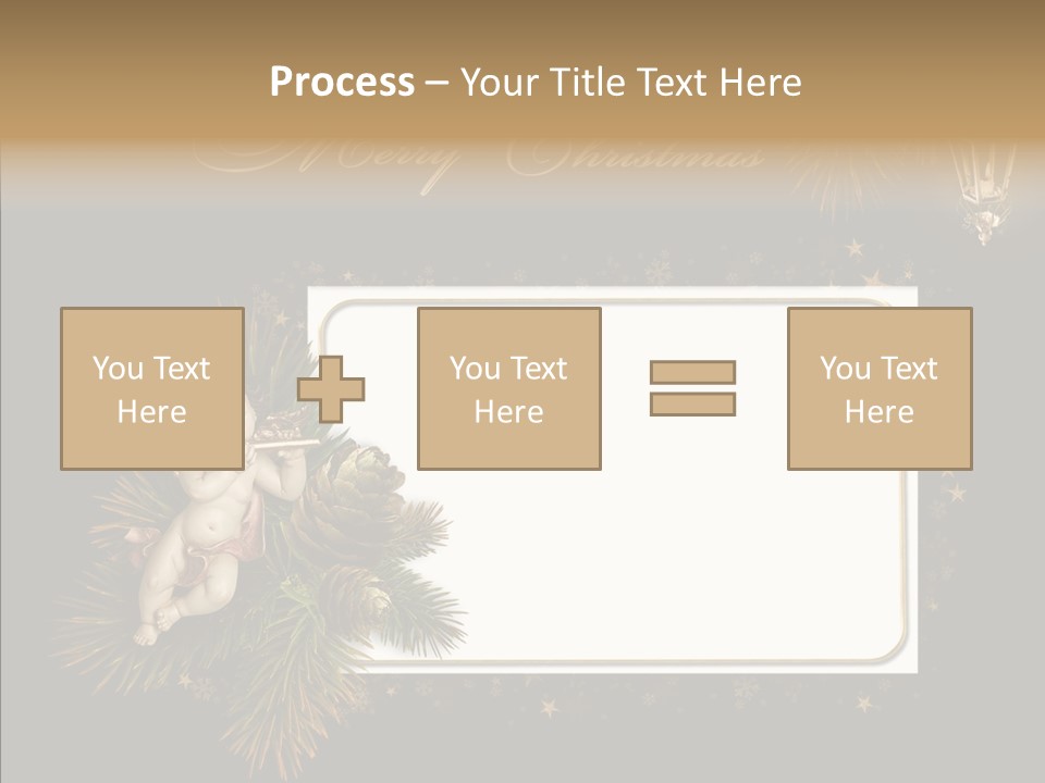 Merry Christmas Order Decor PowerPoint Template