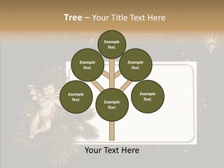 Merry Christmas Order Decor PowerPoint Template