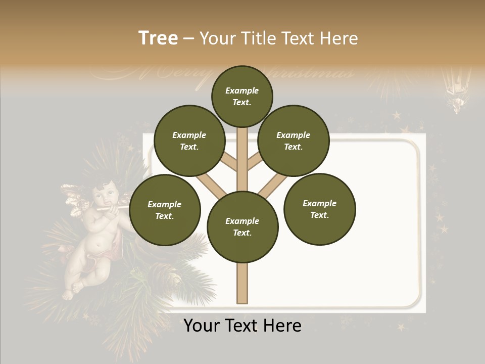 Merry Christmas Order Decor PowerPoint Template