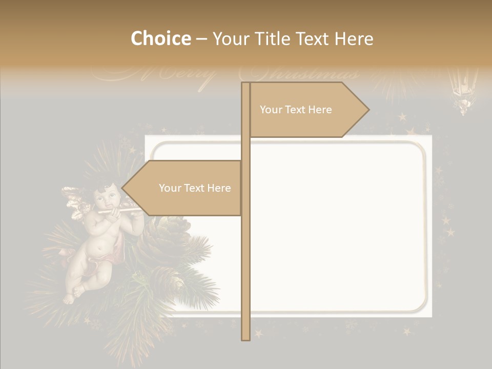 Merry Christmas Order Decor PowerPoint Template