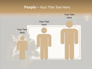 Merry Christmas Order Decor PowerPoint Template