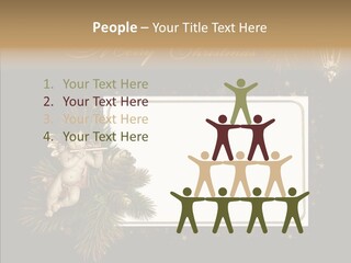 Merry Christmas Order Decor PowerPoint Template