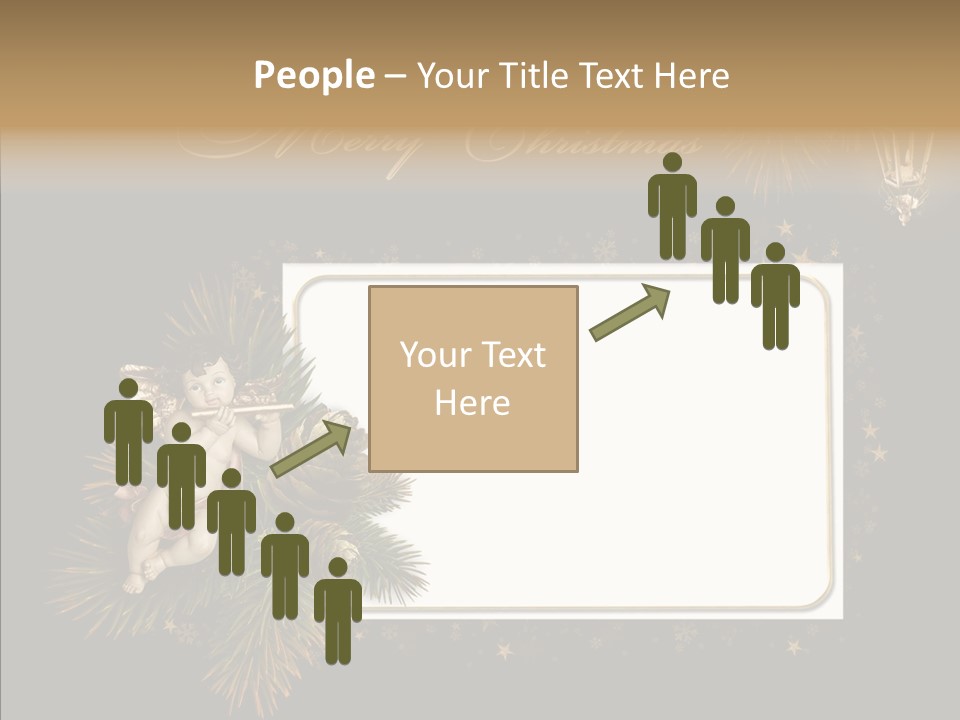 Merry Christmas Order Decor PowerPoint Template