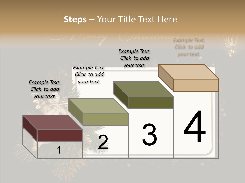 Merry Christmas Order Decor PowerPoint Template