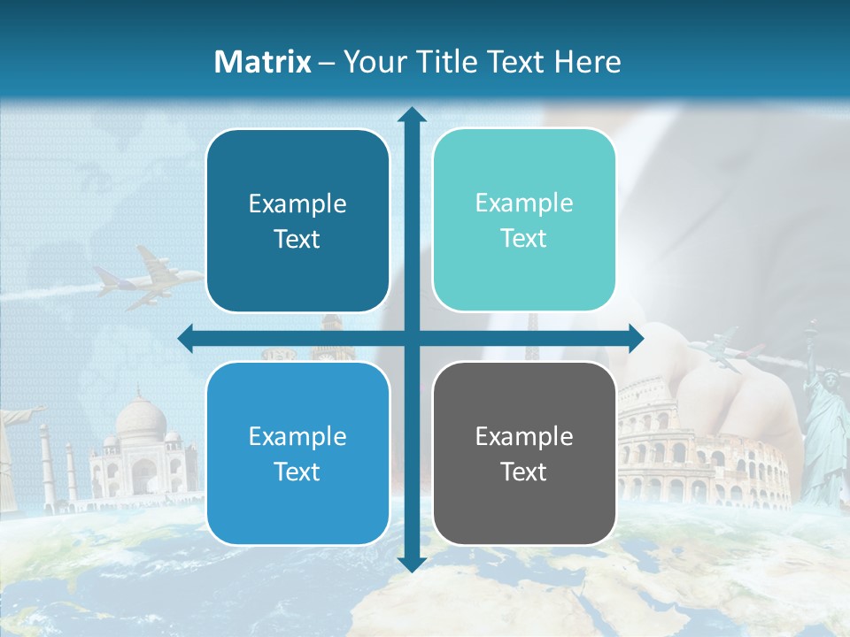 Globe Spring People PowerPoint Template