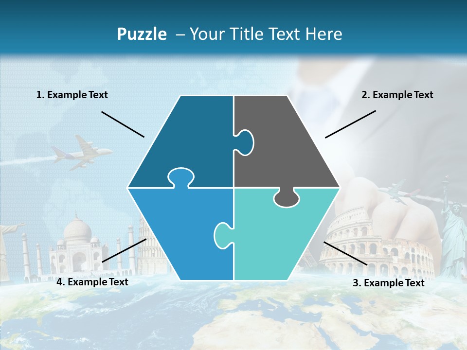 Globe Spring People PowerPoint Template