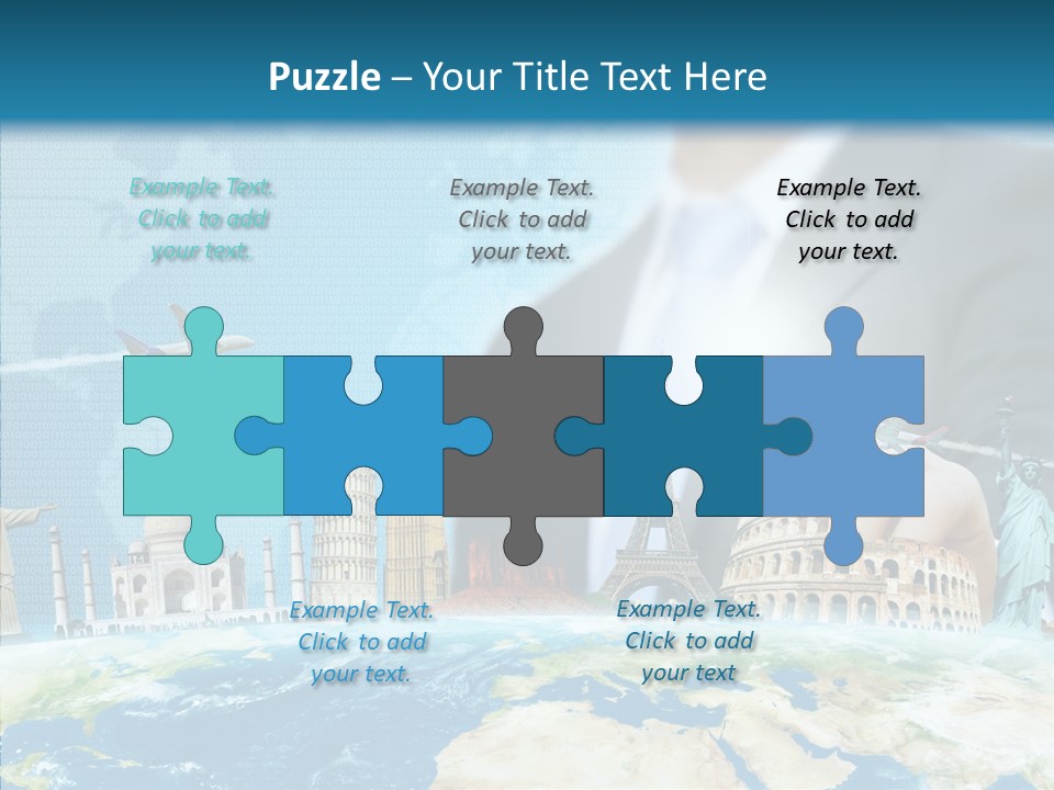 Globe Spring People PowerPoint Template