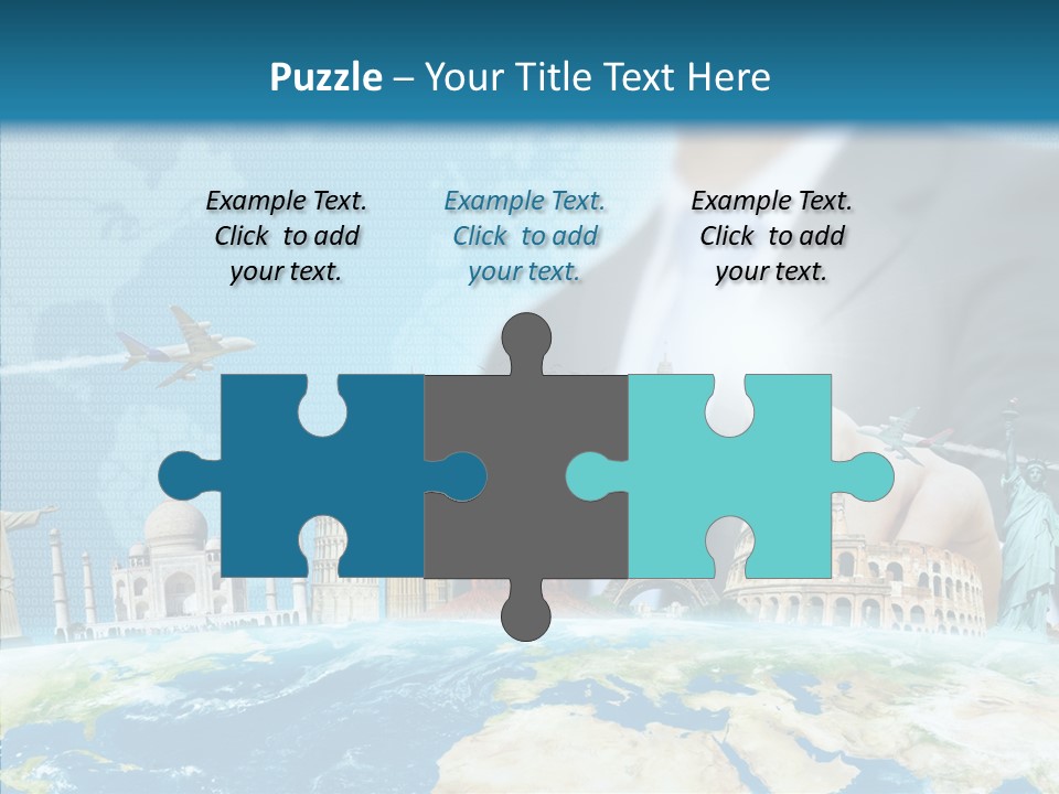 Globe Spring People PowerPoint Template