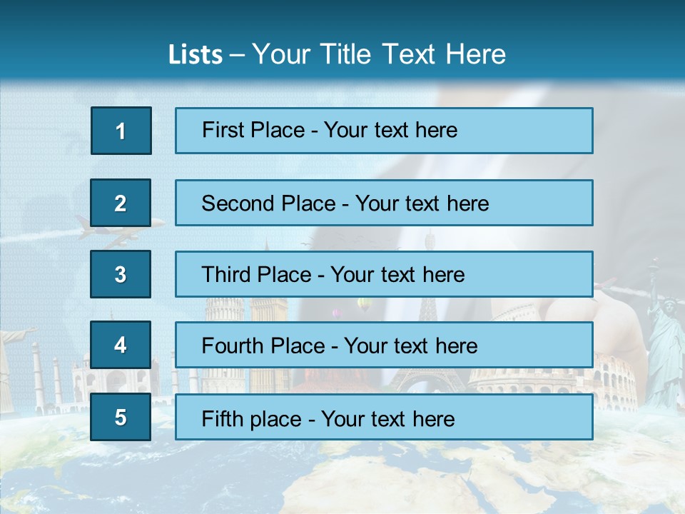Globe Spring People PowerPoint Template