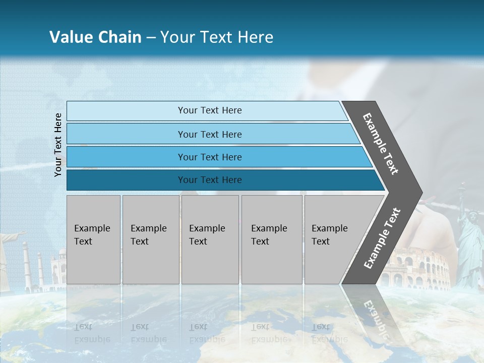 Globe Spring People PowerPoint Template