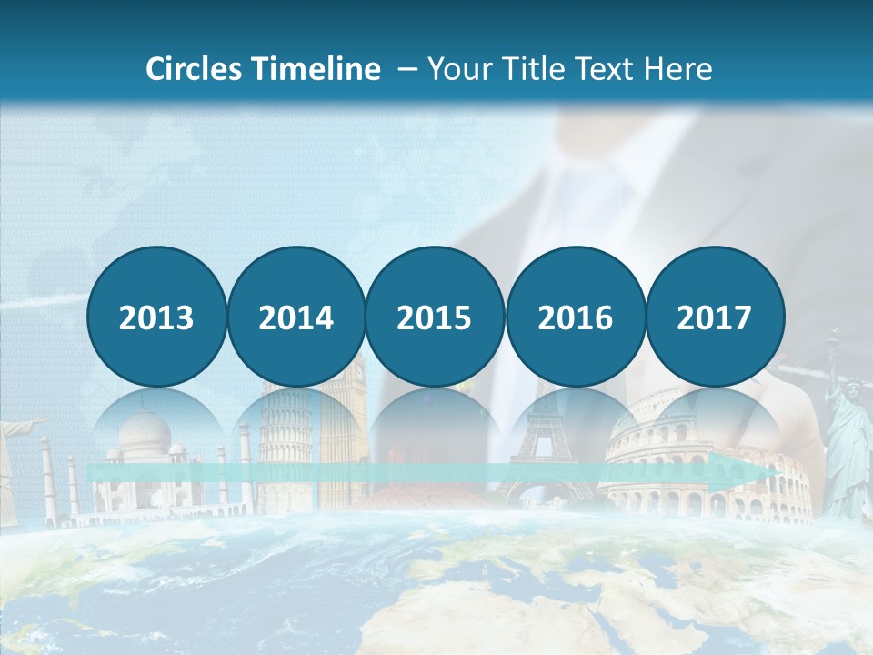 Globe Spring People PowerPoint Template