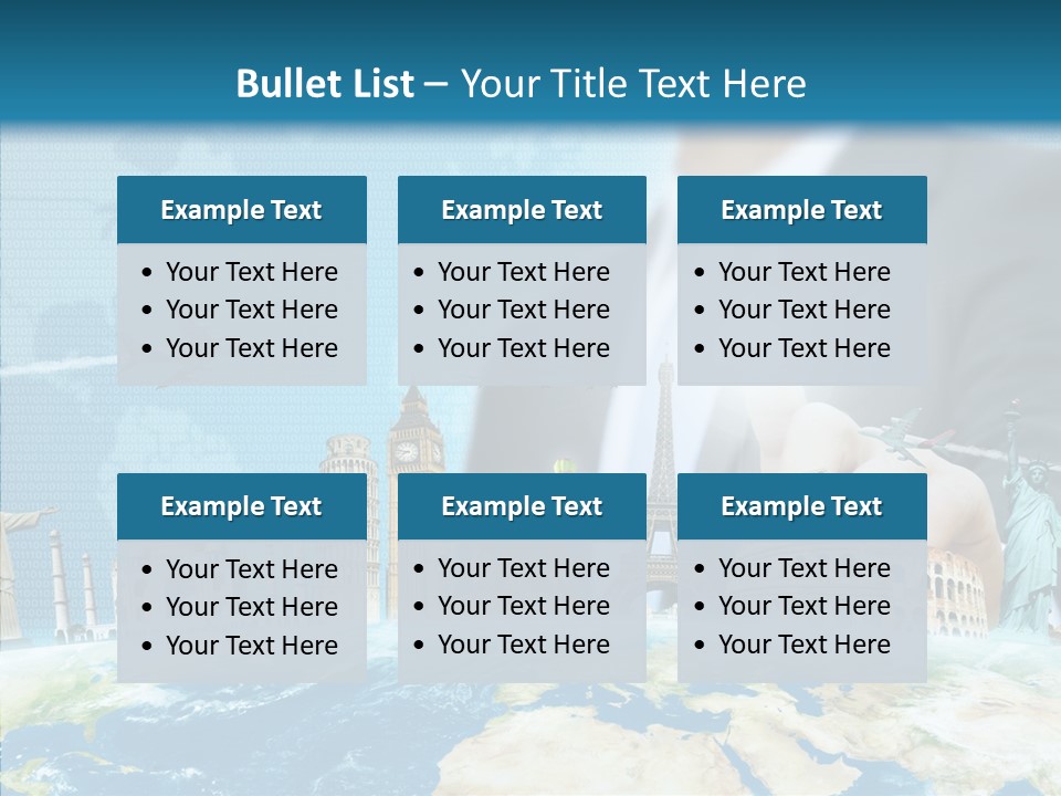 Globe Spring People PowerPoint Template