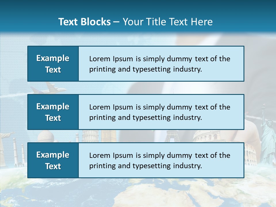 Globe Spring People PowerPoint Template