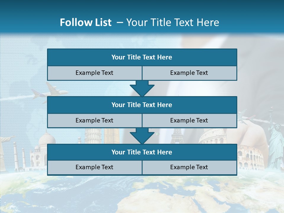 Globe Spring People PowerPoint Template