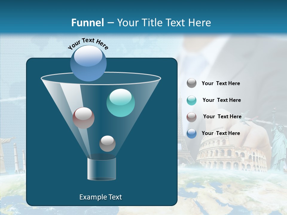 Globe Spring People PowerPoint Template