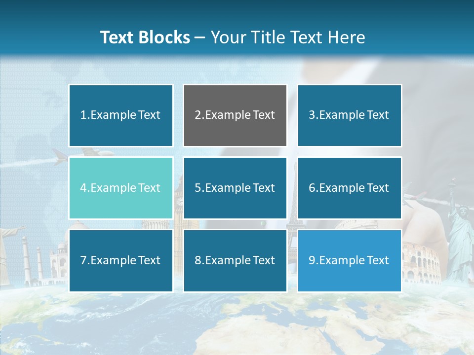 Globe Spring People PowerPoint Template