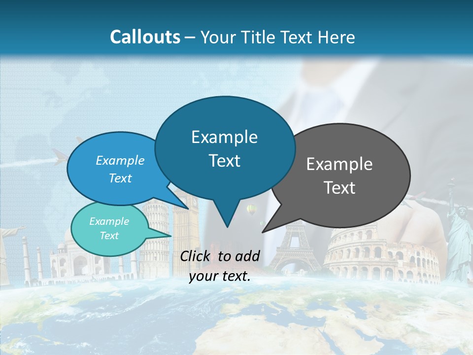 Globe Spring People PowerPoint Template