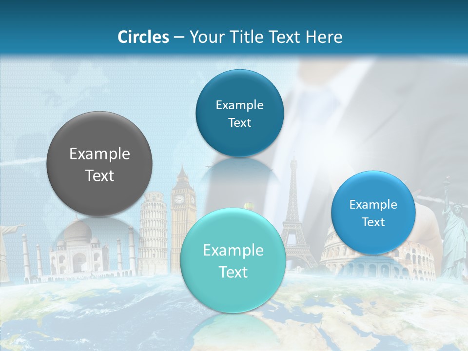 Globe Spring People PowerPoint Template