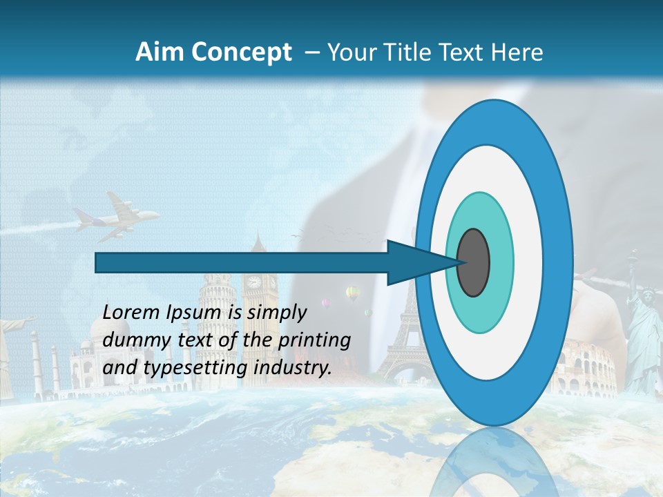 Globe Spring People PowerPoint Template