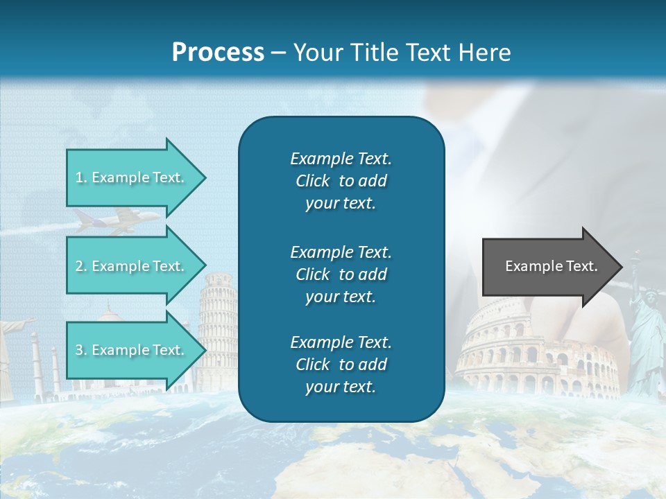 Globe Spring People PowerPoint Template