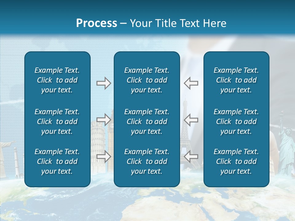 Globe Spring People PowerPoint Template
