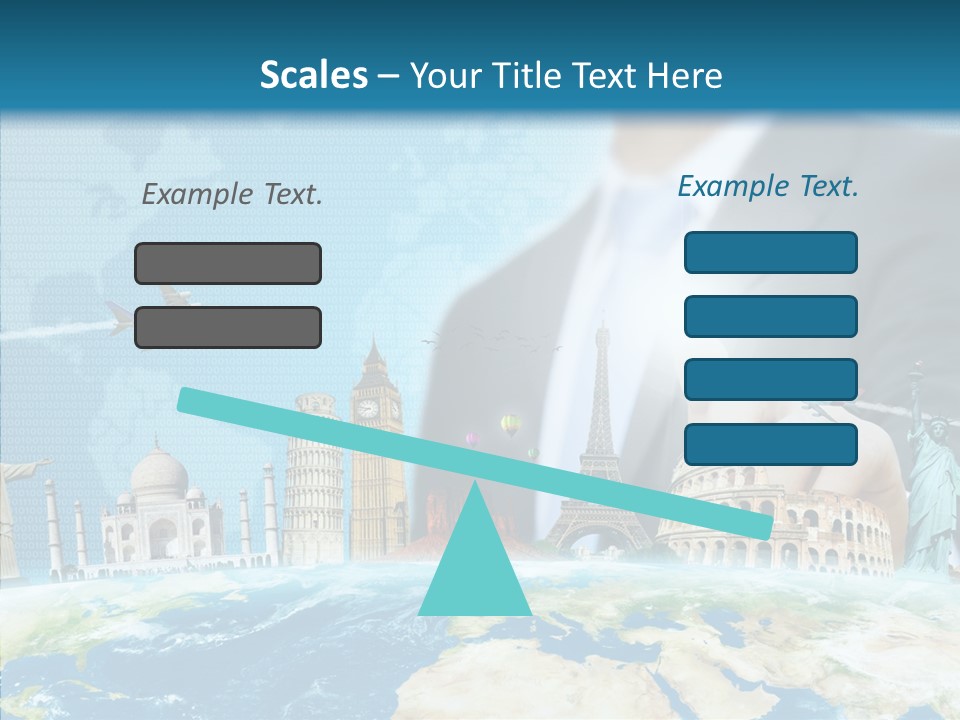 Globe Spring People PowerPoint Template