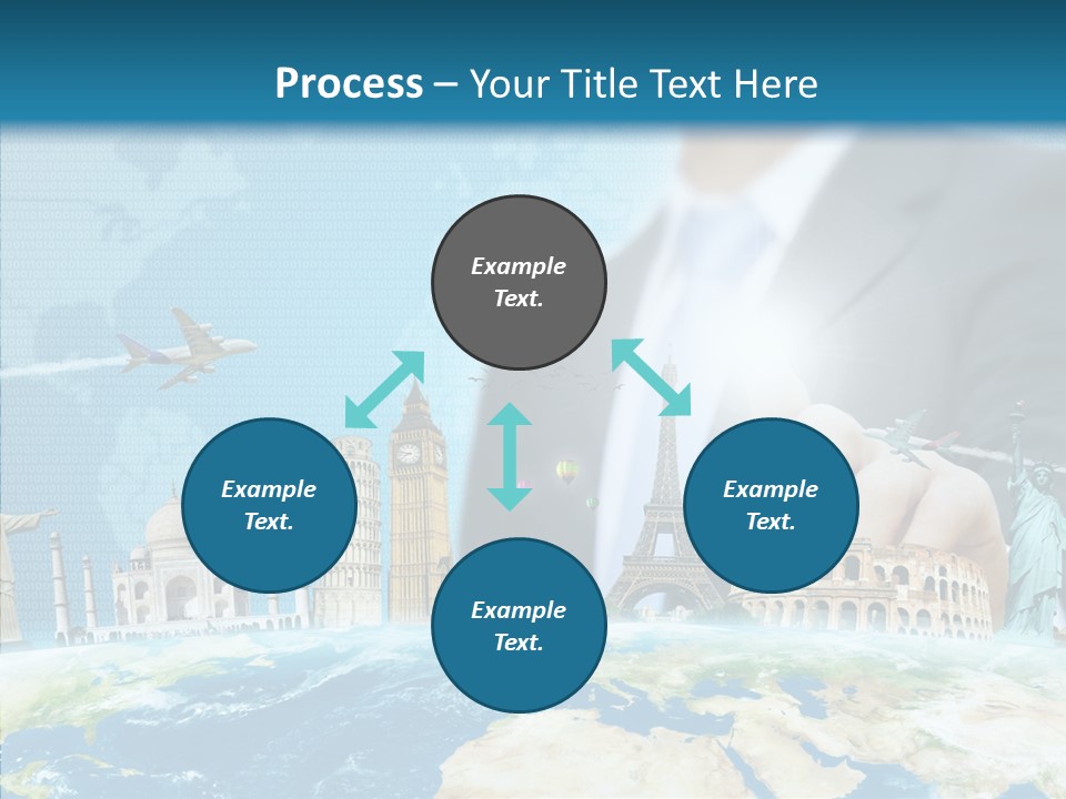 Globe Spring People PowerPoint Template