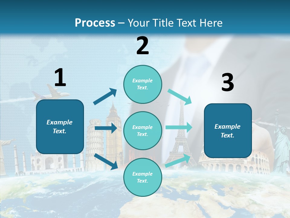 Globe Spring People PowerPoint Template