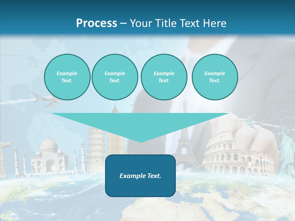 Globe Spring People PowerPoint Template